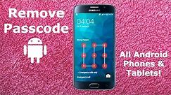 How To Remove Password On Android Phone & Tablet | Tutorial Disable Passcode