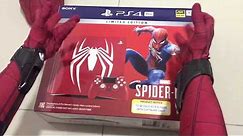 Spiderman Homecoming UNBOXING Limited edition Marvel's Spiderman PS4 PRO bundle