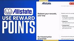 How To Use Allstate Reward Points (2023) Easy Tutorial