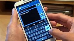Keyboard Input Features on Samsung Galaxy Note 2 II (GT-N7100 / GT-N7105) - Dailymotion Video