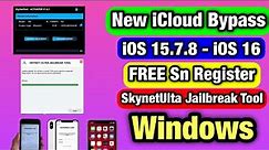 New iCloud Bypass Tool iOS 15.7. 8 - iOS 16.5 FREE Windows