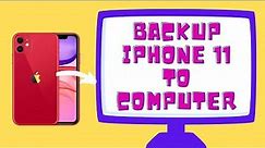 How to Backup New iPhone 11 to Computer