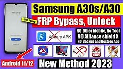 Samsung A30/A30s Frp Bypass Without Pc New Update 2023