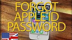 If you FORGOT APPLE ID PASSWORD (Reset Password) | Step by Step