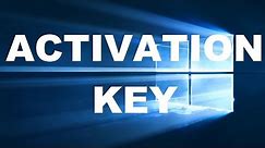 Get Your Windows 10 Activation Key 2016 - Tutorial