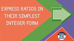 Aut816 - Express ratios in their simplest integer form