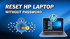 How to Factory Reset HP Laptop without Password