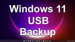 Windows 11, 10, 8, 7 USB Backup - How to Create and Restore System Images and File Level Backups