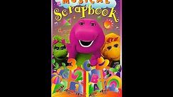 Barney's Musical Scrapbook 1997 VHS