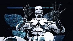Robot, Technology, Futuristic. Free Stock Video