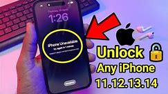 iPhone is Disabled, Connect to iTunes? iphone disabled 7 8 11 12 13 14 15 Pro MAX All iphone