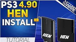How to Install PS3 HEN on Any PS3 (4.90 or Lower)