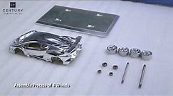 How to make a dream car model with CNC machining?