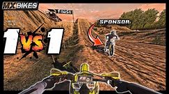 CAN I BEAT MY SPONSOR IN A 1 VS 1 IN MX BIKES? LETS SEE!
