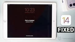 New iPad Air is Disabled Connect to iTunes, How to Fix?