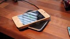 iPhone 4s Wireless Charging Hack Demo and Tutorial