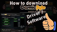 How to download Cosmic Byte Driver/Software easily & Quickly | install driver without CD DVD Rom