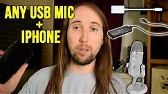 How To Use ANY USB Mic On iPhone