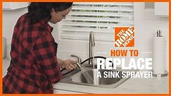 How to Replace a Sink Sprayer | Kitchen and Bath | The Home Depot