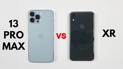 iPhone 13 Pro Max Vs iPhone XR Spees Test & Camera Comparison 2023
