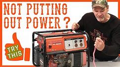 How To Fix a Generator That Won't Put Out Power