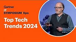 Gartner's Top 10 Tech Trends for 2024 | Full Keynote from #GartnerSym