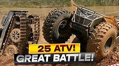 25 various incredible ATV in a hard competition!