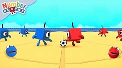 Exciting football highlights | Learn to count | 30 mins of Maths for Kids | @Numberblocks