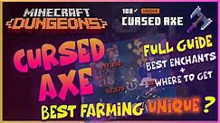 Minecraft Dungeons Cursed Axe Unique Guide - Where to Get / Best Enchants!