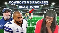 Reacting to the nfl playoffs!!!! Cowboys vs packers!! 🏈🏈
