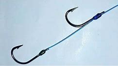 How to tie two Fishing Hooks on one Line
