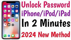 Unlock Passcode iPhone/iPod/iPad In 2 Minutes | How To Unlock iPhone If Forgot Passcode