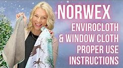 Norwex Minute with Amy - How to properly use the Envirocloth & Window Cloth together