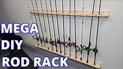 How To Make A Simple, Cheap & EXTREMELY STRONG Fishing Rod Rack That Will Last Forever!!!!