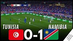 تونس 0-1 ناميبيا أبرز أحداث المباراة • محاكاة لعبة فيديو #afcon2023