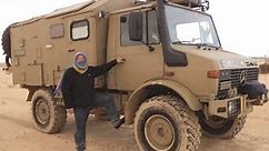UNIMOG U 435 - 1300L in der Sahara, Fahrt durch Dünen