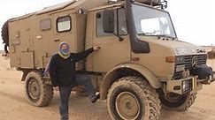 UNIMOG U 435 - 1300L in der Sahara, Fahrt durch Dünen
