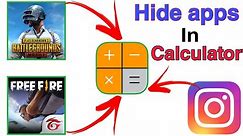 How To Hide Apps on Android 2021 (No Root) | hide apps in calculator | how to hide apps and videos