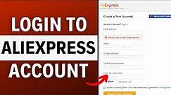 How To Login or Sign In AliExpress Account (2023)