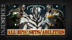 Batman - All Epic Gear Sets & Abilities Demo Showcase - Injustice 2
