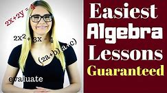 Algebra 1 Lessons for Beginners - 5 important Lessons - Get Our Special Offer TODAY