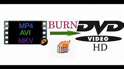 How to burn video files to DVD for playing on DVD player with Nero software (Create DVD-Video)
