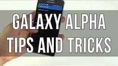 Samsung Galaxy Alpha Tips & Tricks
