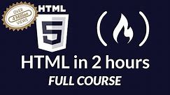 HTML Full Course - Build a Website Tutorial