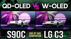 Samsung S90C vs LG C3 | QD-OLED vs OLED 4K Gaming TV Comparison