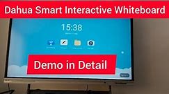 Dahua DeepHub Demostration Video | Best smart board | Interactive panel Demo