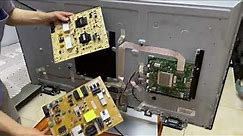 Repair the Philips TV, the power board is broken