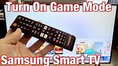 Samsung Smart TV: How to Turn On Game Mode