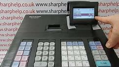 How To Use The Sharp XE-A207 / XE-A207B / XEA207W Cash Register