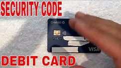 ✅ Where Is Security Code On Debit Card 🔴
